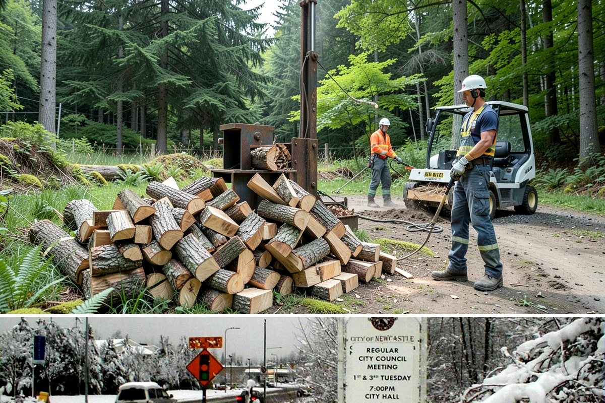 Driveway Delivery in Newcastle, King County, WA - Available year-round, with quicker scheduling outside the peak fall rush.
