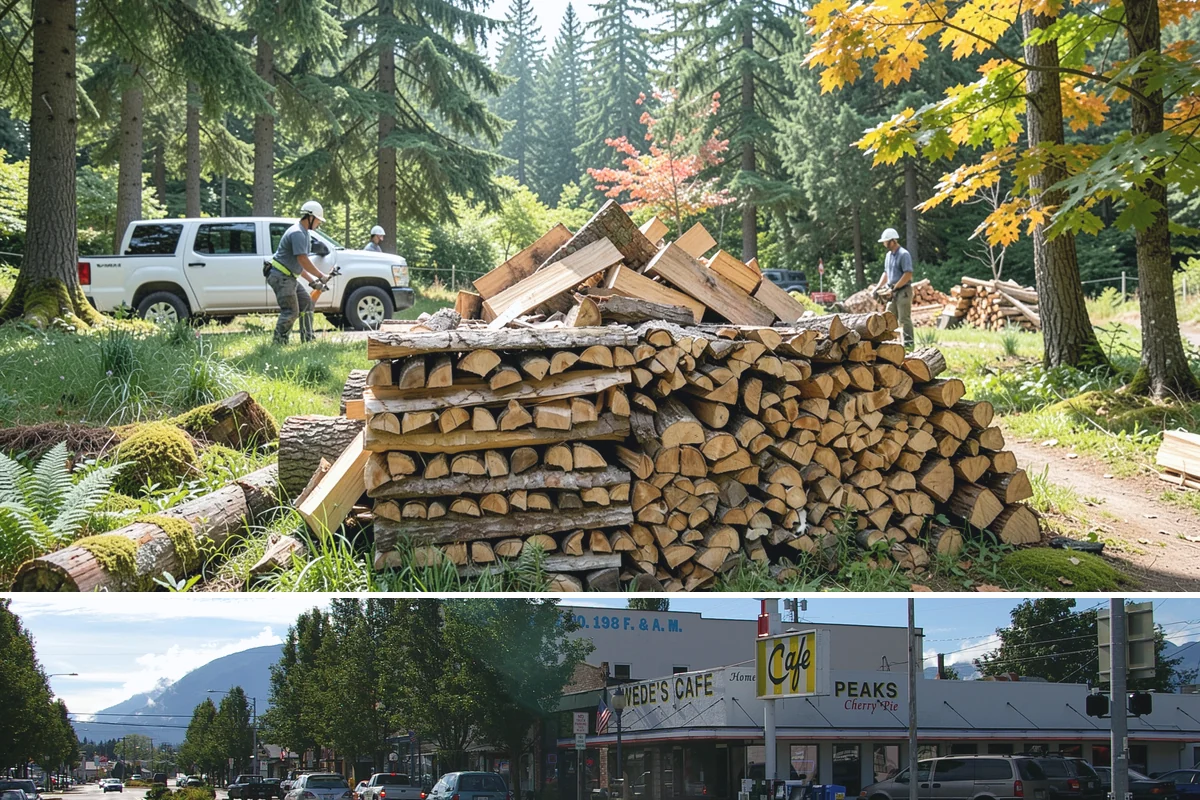Driveway Delivery in North Bend, King County, WA - Available year-round, with quicker scheduling outside the peak fall rush.