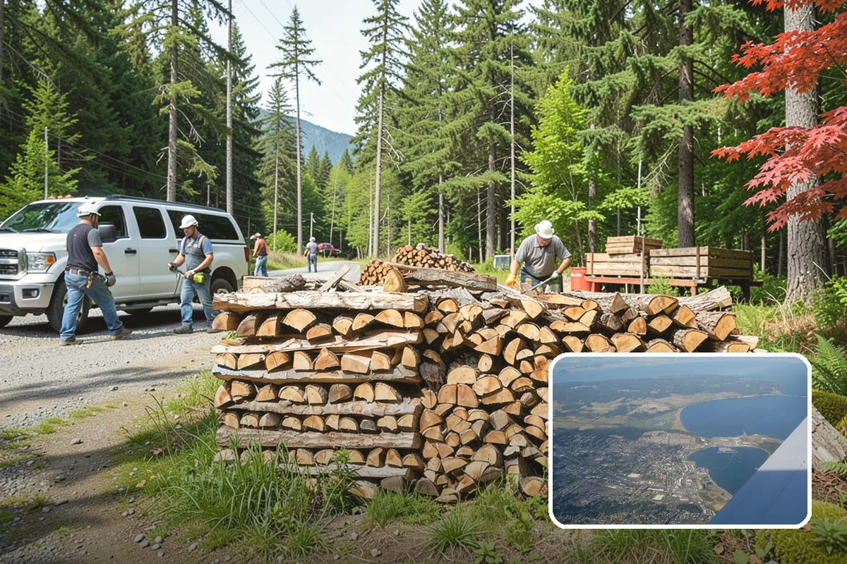 Driveway Delivery in Oak Harbor, Island County, WA - Simple, fast drop location