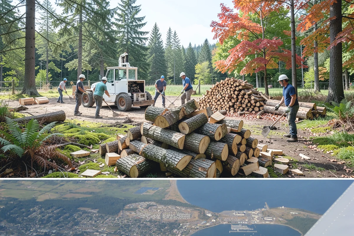 Driveway Delivery in Oak Harbor, Island County, WA - Available year-round, with quicker scheduling outside the peak fall rush.
