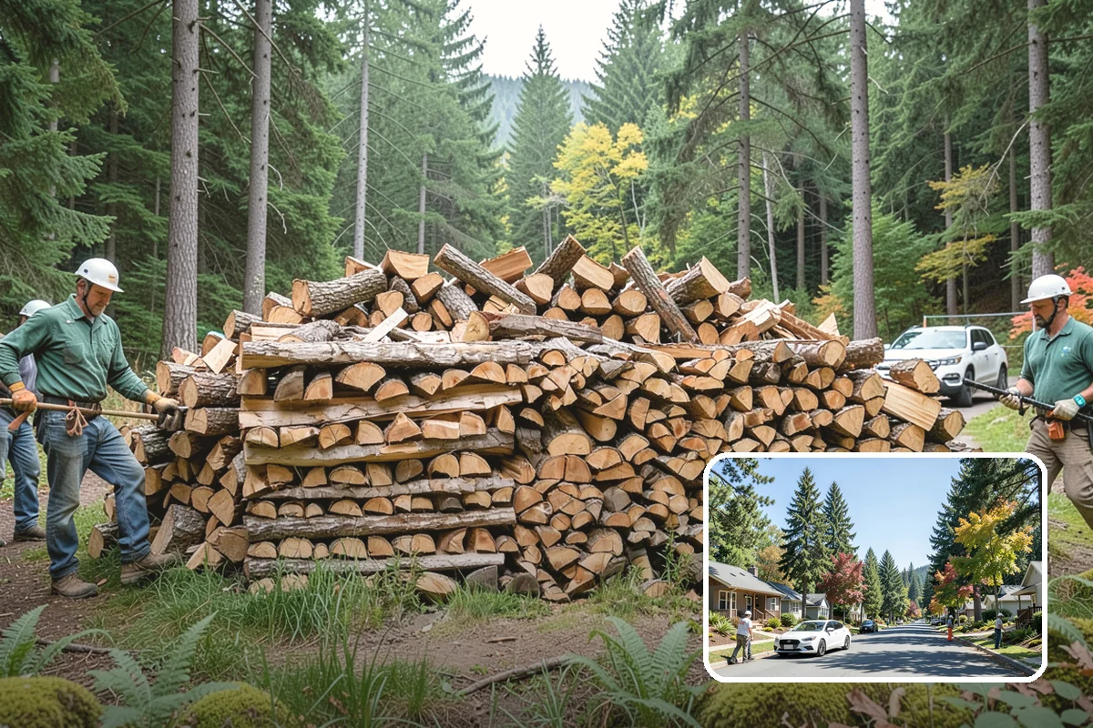 Driveway Delivery in Orting, Pierce County, WA - Simple, fast drop location