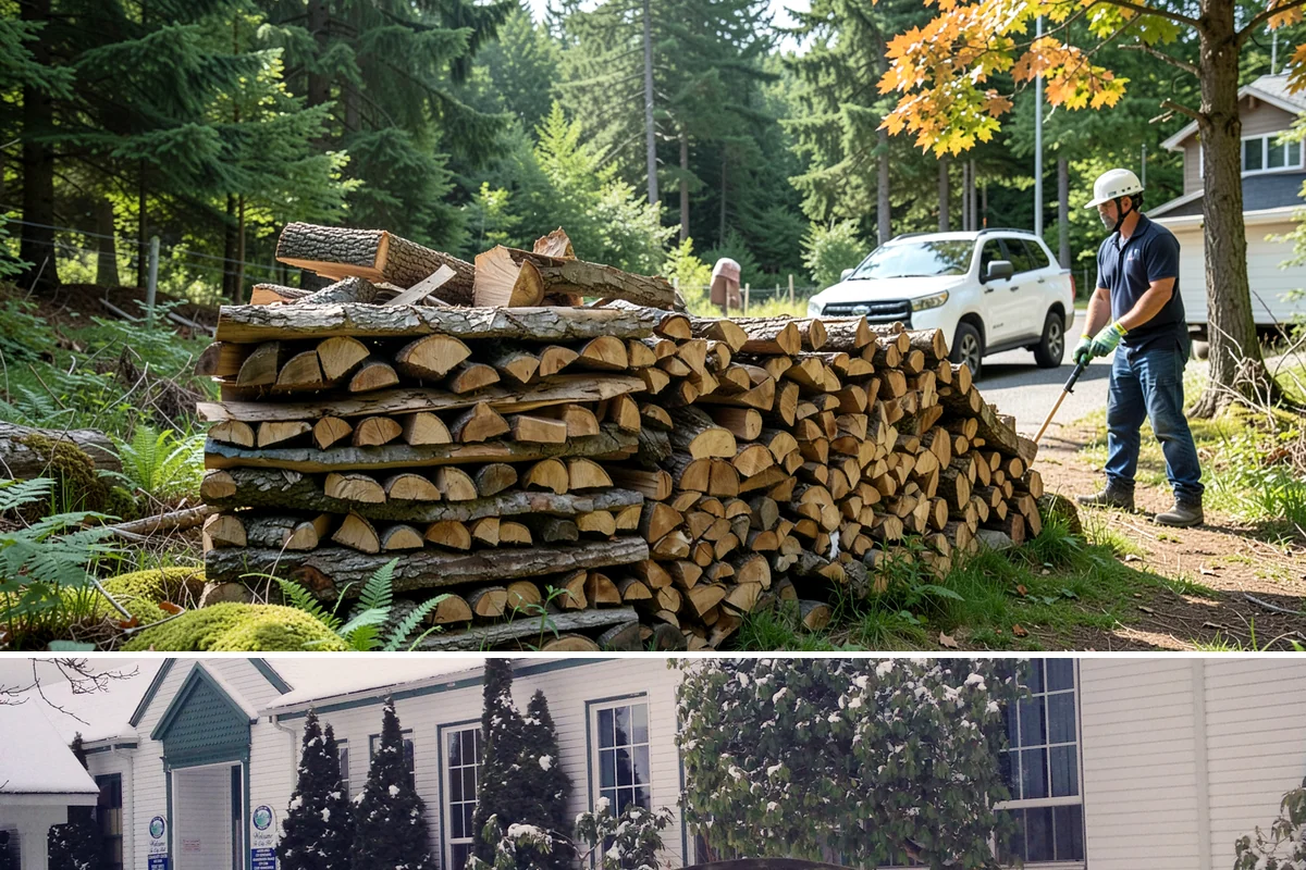 Driveway Delivery in Pacific, King County, WA - Available year-round, with quicker scheduling outside the peak fall rush.