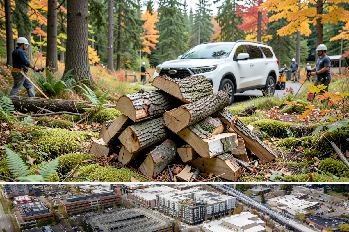 Driveway Delivery in Redmond, King County, WA - Available year-round, with quicker scheduling outside the peak fall rush.