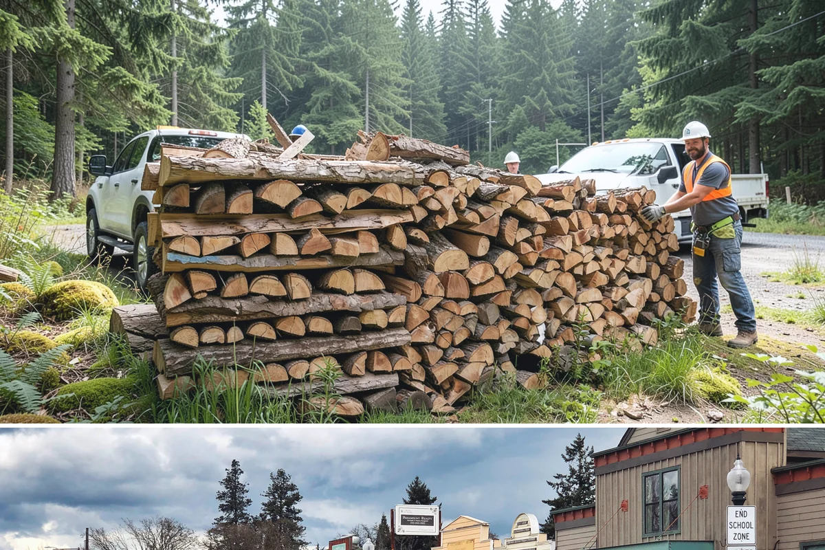 Driveway Delivery in Roy, Pierce County, WA - Available year-round, with quicker scheduling outside the peak fall rush.