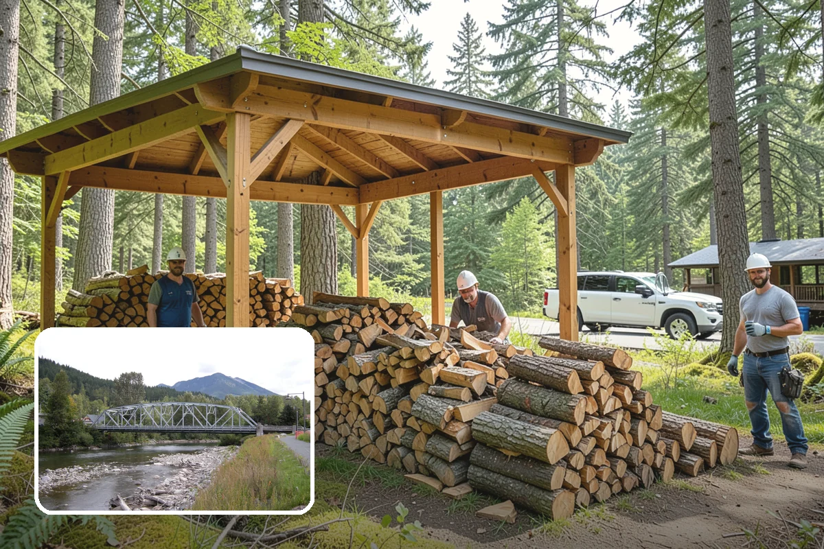 Driveway Delivery in Skykomish, King County, WA - Simple, fast drop location