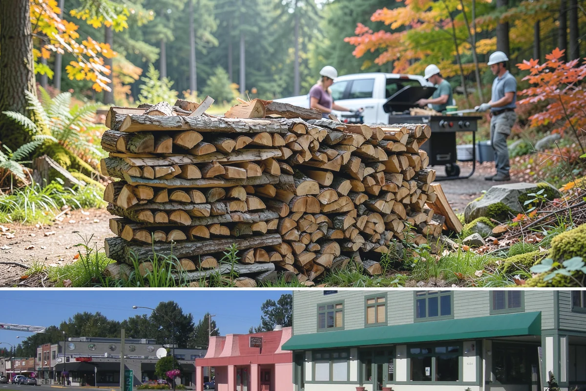 Driveway Delivery in Snoqualmie, King County, WA - Available year-round, with quicker scheduling outside the peak fall rush.
