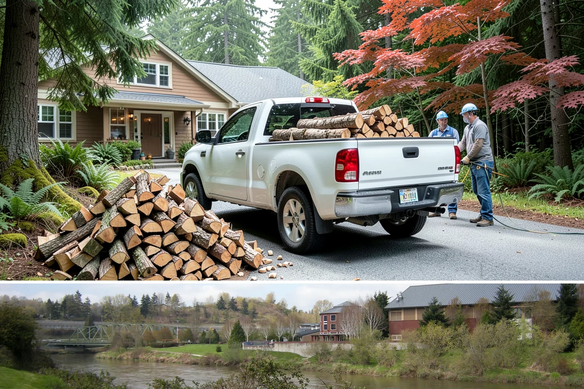 Driveway Delivery in Tukwila, King County, WA - Available year-round, with quicker scheduling outside the peak fall rush.
