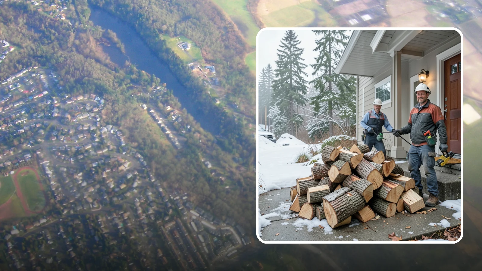Emergency Firewood Delivery in Algona, King County, WA - When you unexpectedly run low on heat, we rush seasoned, ready-to-burn firewood to your door as quickly as we can.