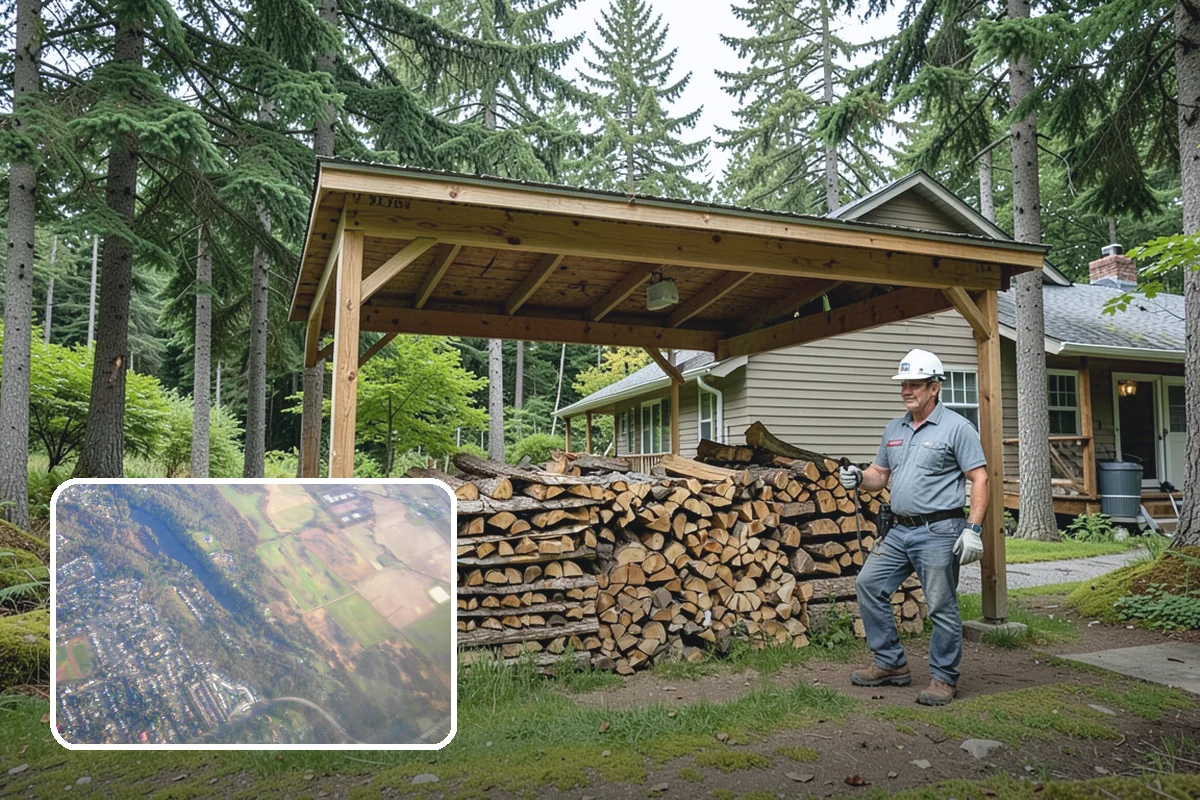 Emergency Firewood Delivery in Algona, King County, WA - Rapid dispatch when you are out of heat