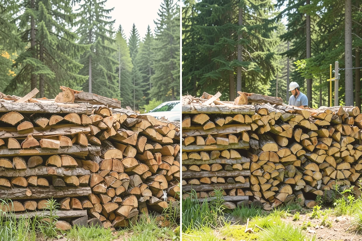 Emergency Firewood Delivery in Algona, King County, WA - You contact us with an urgent firewood need