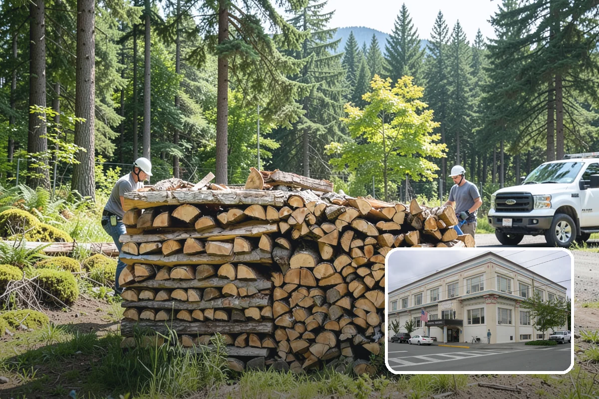 Emergency Firewood Delivery in Anacortes, Skagit County, WA - Rapid dispatch when you are out of heat