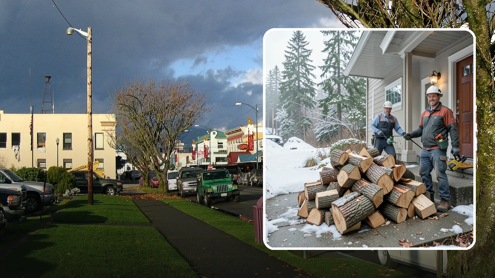 Emergency Firewood Delivery in Arlington, Snohomish County, WA - When you unexpectedly run low on heat, we rush seasoned, ready-to-burn firewood to your door as quickly as we can.