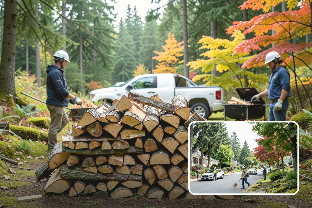 Emergency Firewood Delivery in Beaux Arts Village, King County, WA - Rapid dispatch when you are out of heat