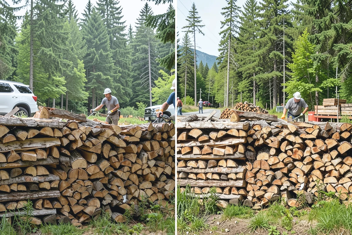 Emergency Firewood Delivery in Beaux Arts Village, King County, WA - You contact us with an urgent firewood need