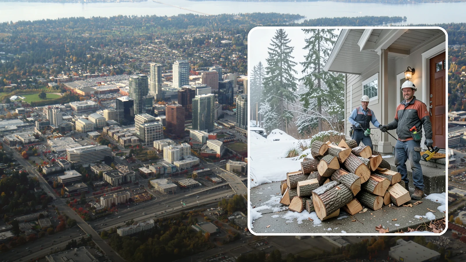 Emergency Firewood Delivery in Bellevue, King County, WA - When you unexpectedly run low on heat, we rush seasoned, ready-to-burn firewood to your door as quickly as we can.