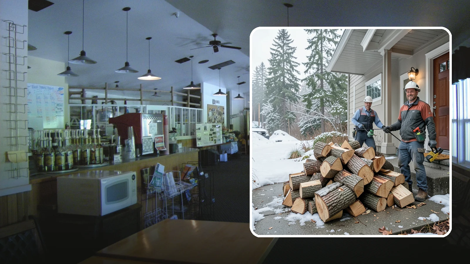 Emergency Firewood Delivery in Black Diamond, King County, WA - When you unexpectedly run low on heat, we rush seasoned, ready-to-burn firewood to your door as quickly as we can.