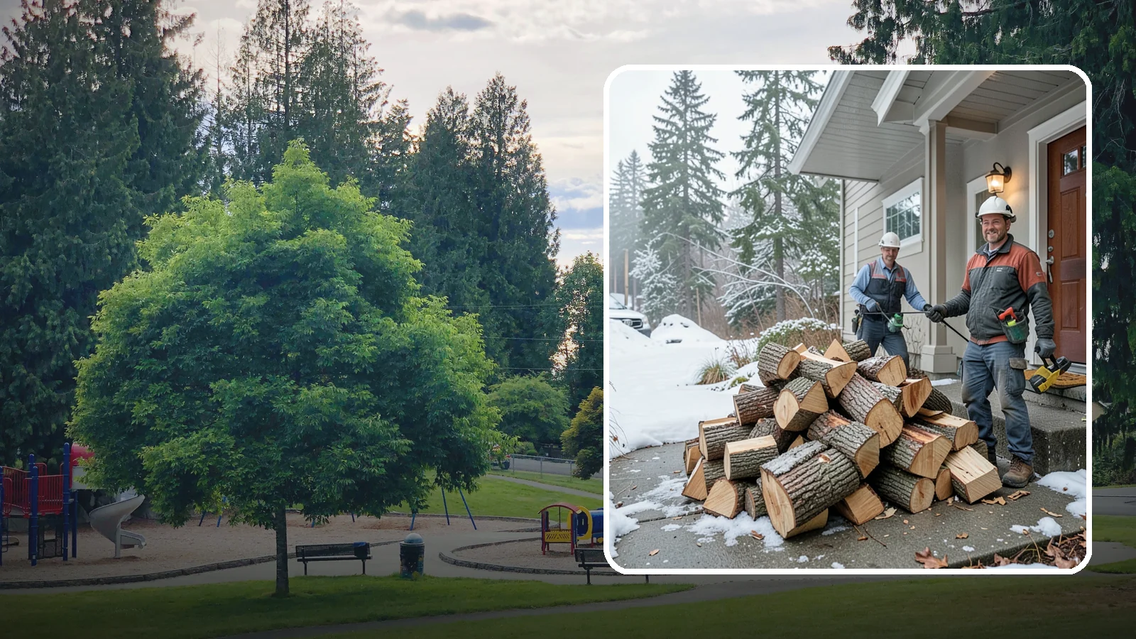 Emergency Firewood Delivery in Bonney Lake, Pierce County, WA - When you unexpectedly run low on heat, we rush seasoned, ready-to-burn firewood to your door as quickly as we can.