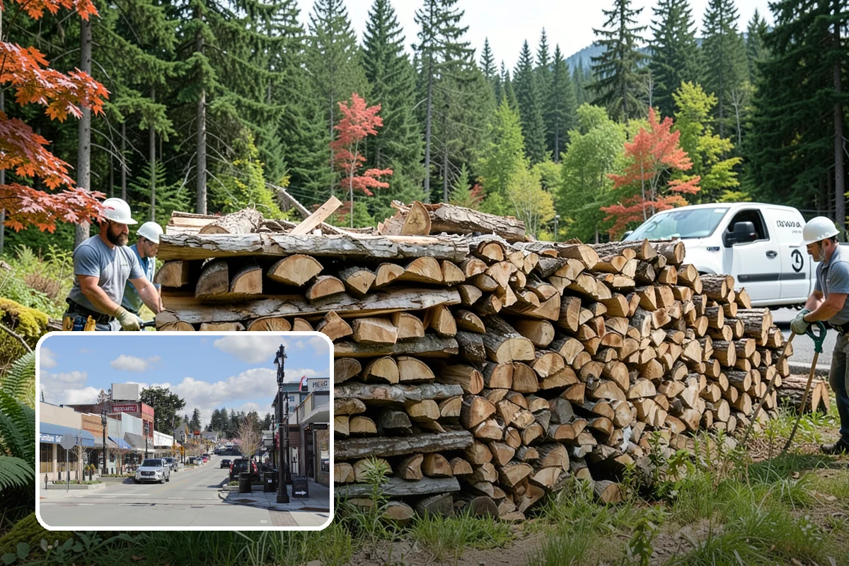 Emergency Firewood Delivery in Bothell, King County, WA - Rapid dispatch when you are out of heat