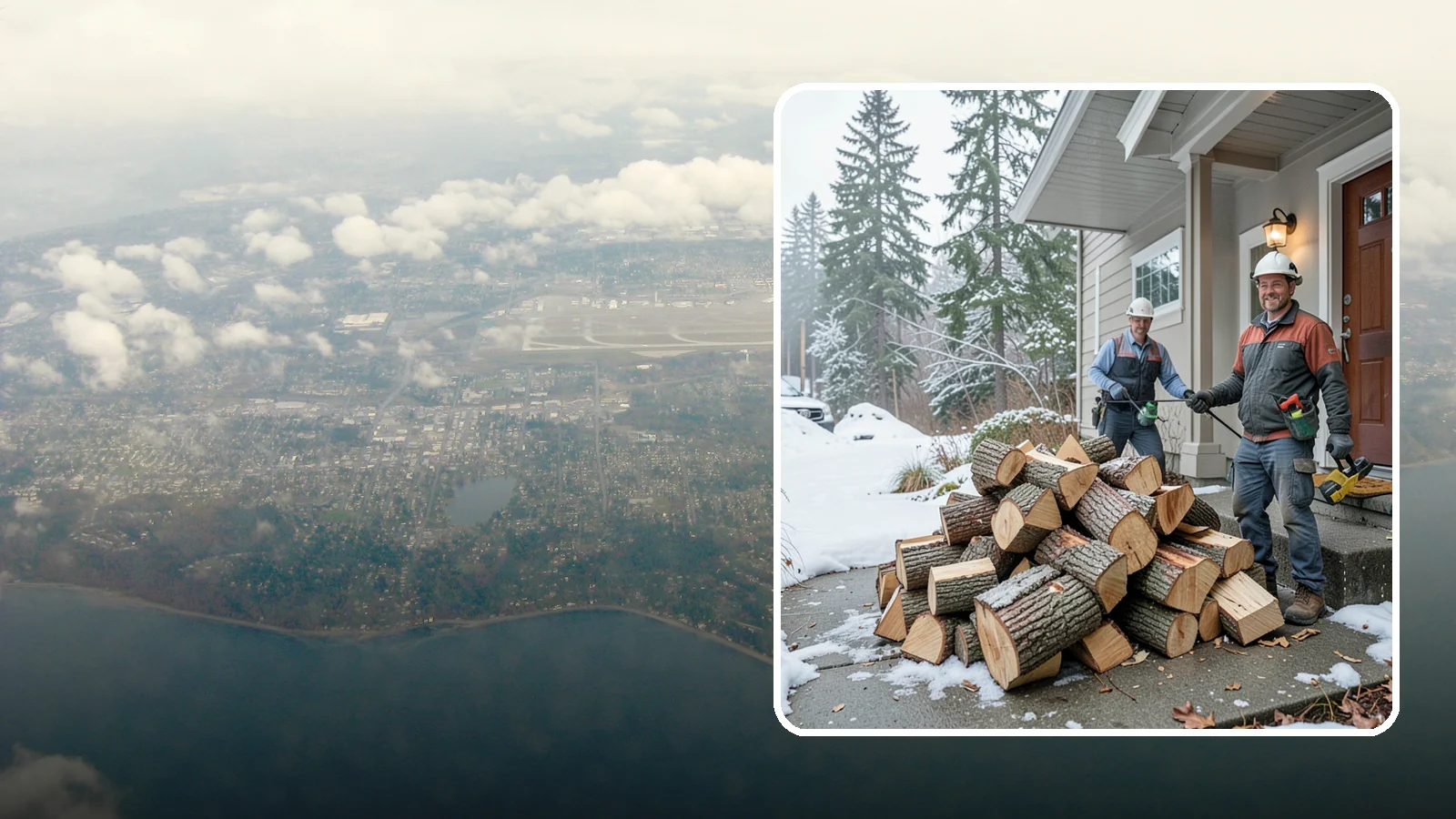 Emergency Firewood Delivery in Burien, King County, WA - When you unexpectedly run low on heat, we rush seasoned, ready-to-burn firewood to your door as quickly as we can.