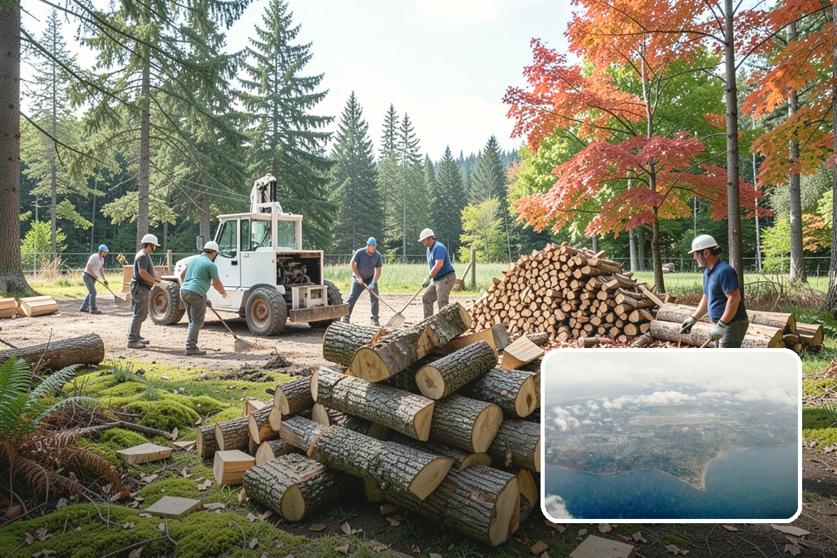 Emergency Firewood Delivery in Burien, King County, WA - Rapid dispatch when you are out of heat