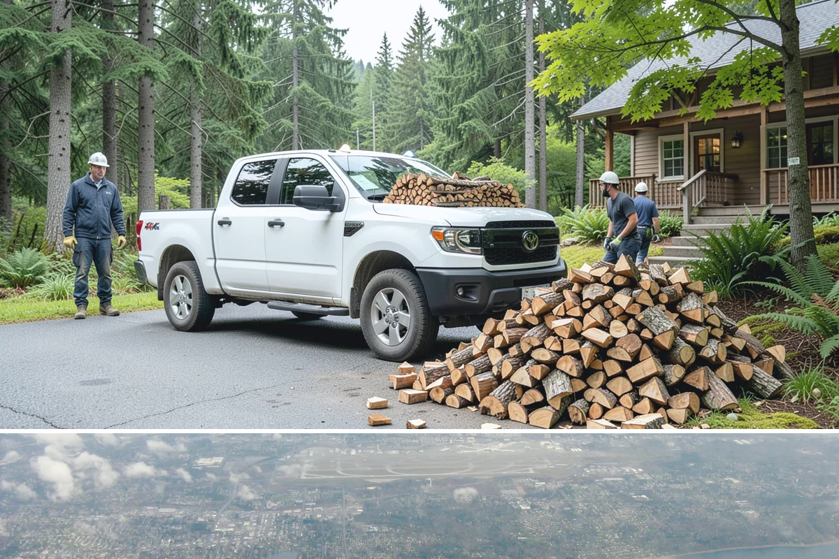 Emergency Firewood Delivery in Burien, King County, WA - Emergency delivery is available whenever you run short, and it is most in demand during winter cold spells and storms.
