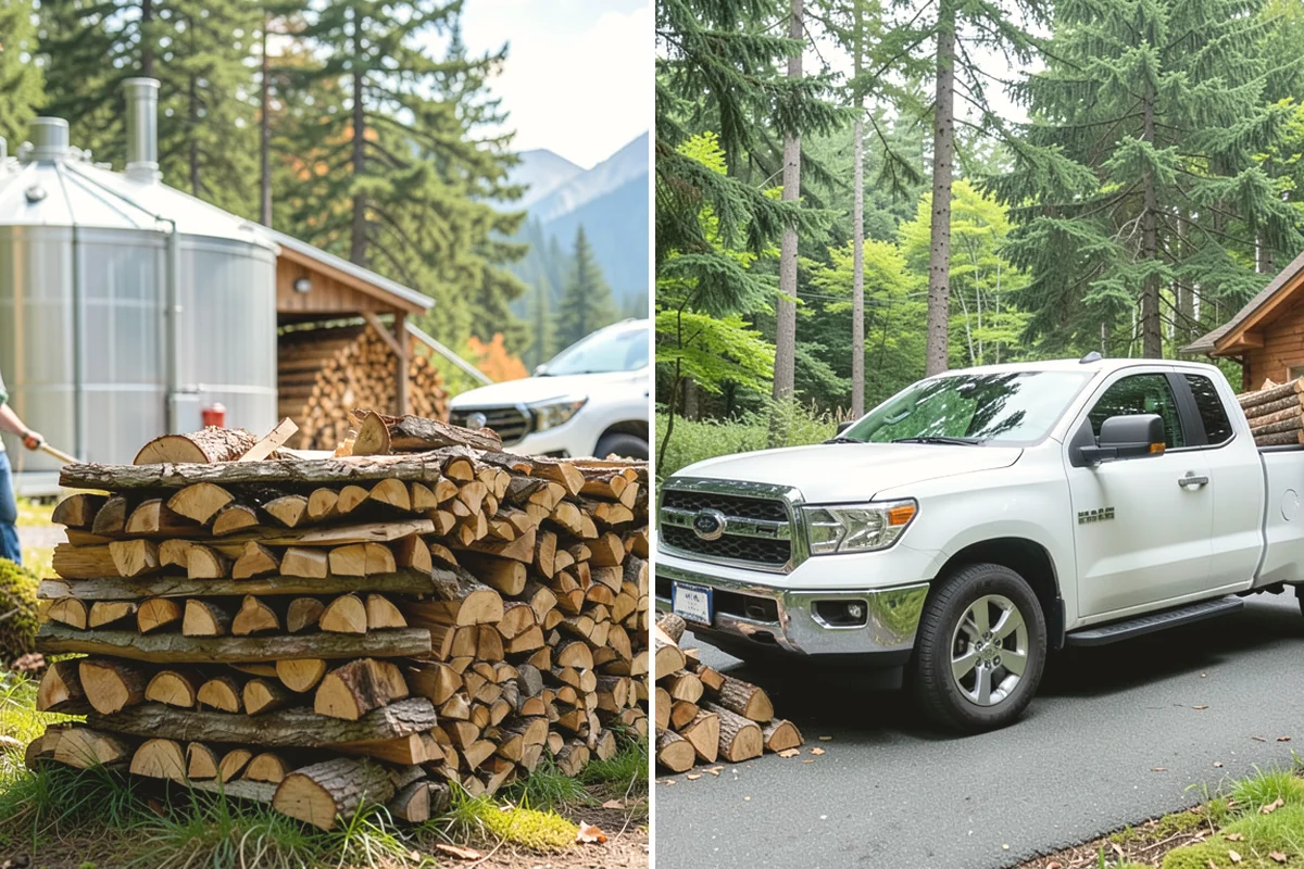 Emergency Firewood Delivery in Burlington, Skagit County, WA - You contact us with an urgent firewood need