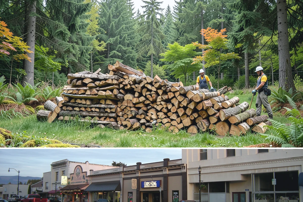Emergency Firewood Delivery in Burlington, Skagit County, WA - Emergency delivery is available whenever you run short, and it is most in demand during winter cold spells and storms.