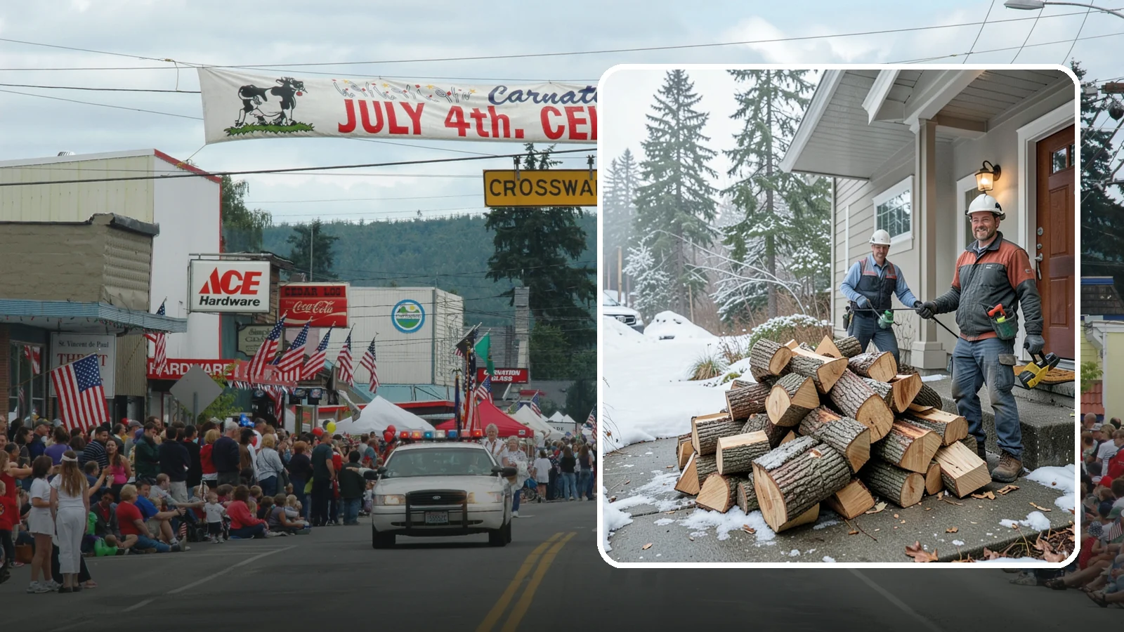 Emergency Firewood Delivery in Carnation, King County, WA - When you unexpectedly run low on heat, we rush seasoned, ready-to-burn firewood to your door as quickly as we can.
