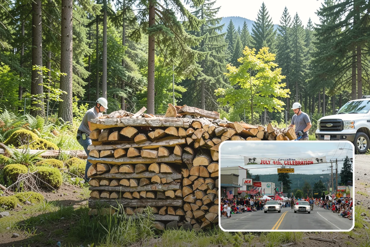 Emergency Firewood Delivery in Carnation, King County, WA - Rapid dispatch when you are out of heat