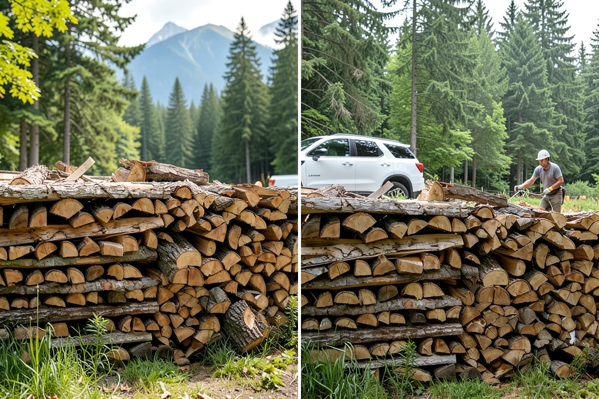 Emergency Firewood Delivery in Clyde Hill, King County, WA - You contact us with an urgent firewood need