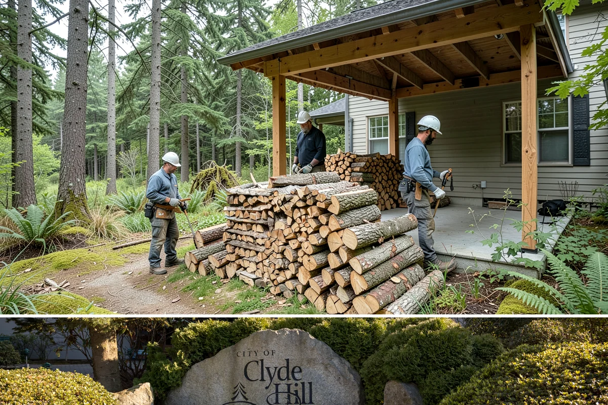 Emergency Firewood Delivery in Clyde Hill, King County, WA - Emergency delivery is available whenever you run short, and it is most in demand during winter cold spells and storms.