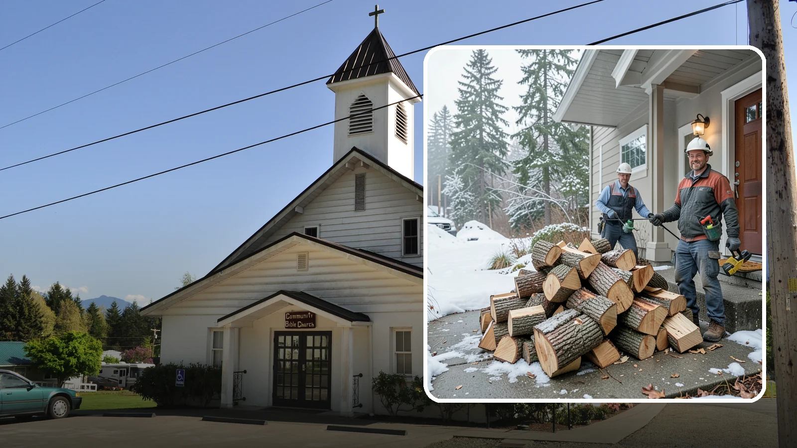 Emergency Firewood Delivery in Concrete, Skagit County, WA - When you unexpectedly run low on heat, we rush seasoned, ready-to-burn firewood to your door as quickly as we can.