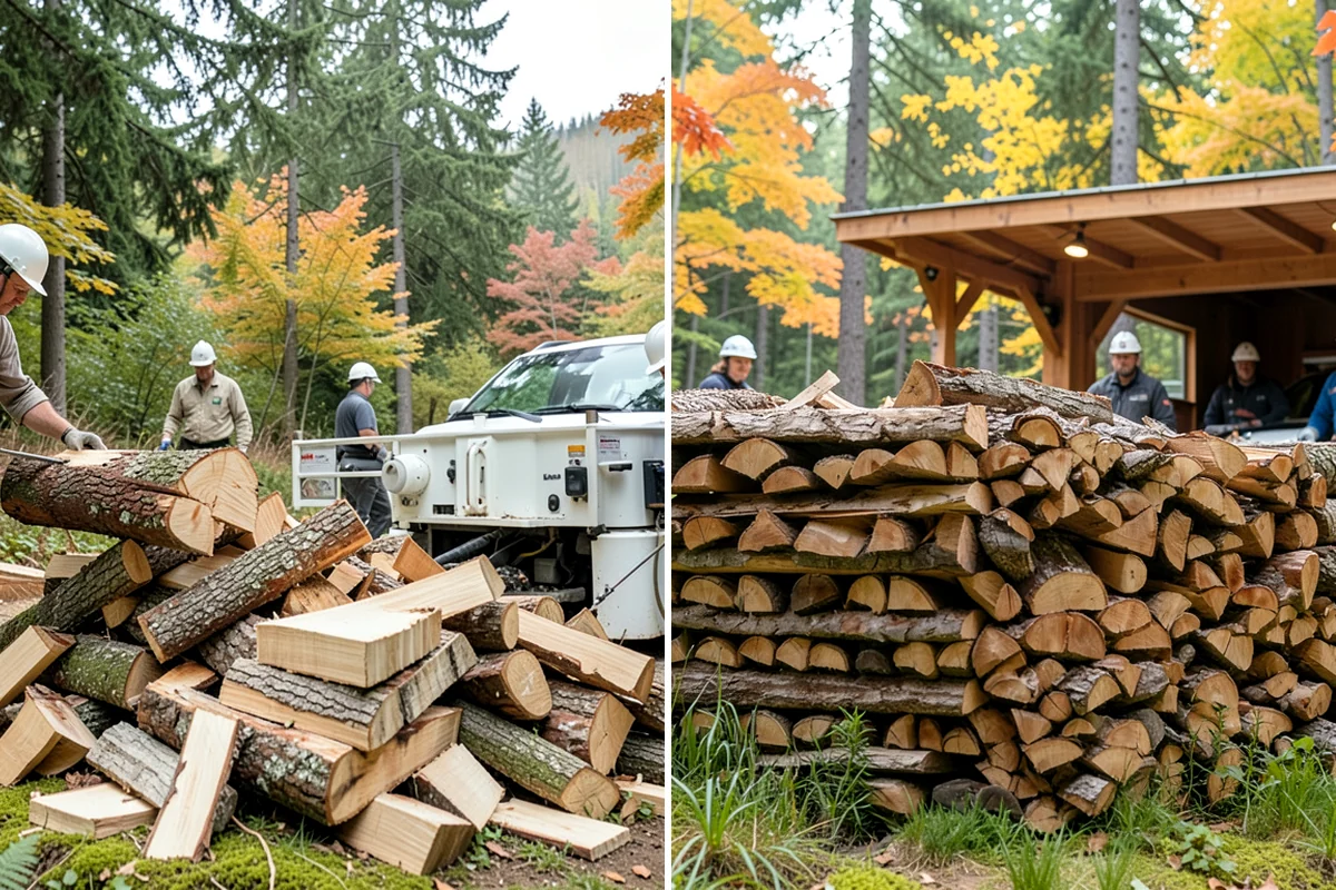 Emergency Firewood Delivery in Concrete, Skagit County, WA - You contact us with an urgent firewood need