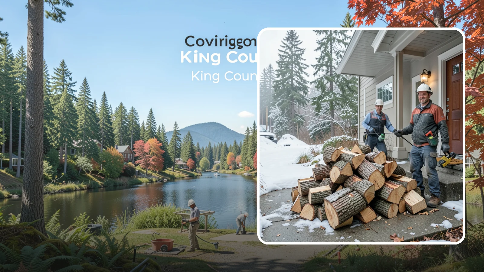 Emergency Firewood Delivery in Covington, King County, WA - When you unexpectedly run low on heat, we rush seasoned, ready-to-burn firewood to your door as quickly as we can.