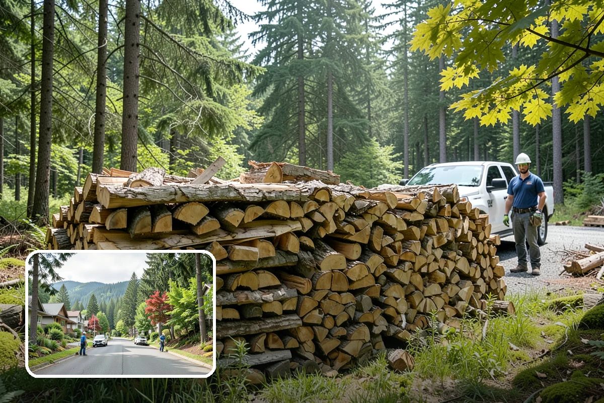 Emergency Firewood Delivery in Darrington, Snohomish County, WA - Rapid dispatch when you are out of heat