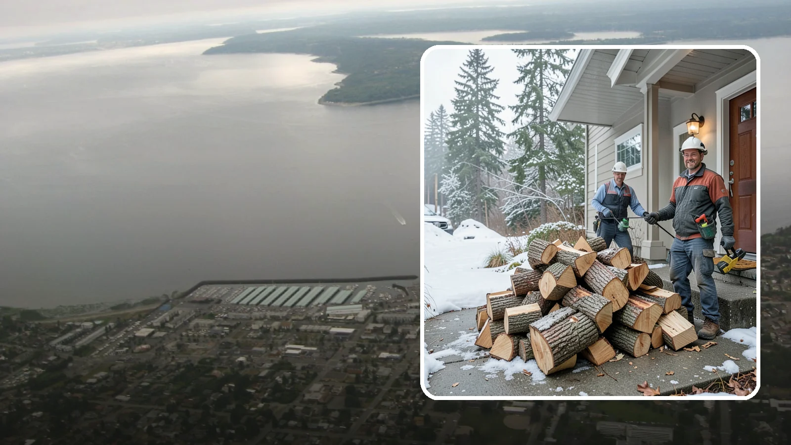Emergency Firewood Delivery in Des Moines, King County, WA - When you unexpectedly run low on heat, we rush seasoned, ready-to-burn firewood to your door as quickly as we can.