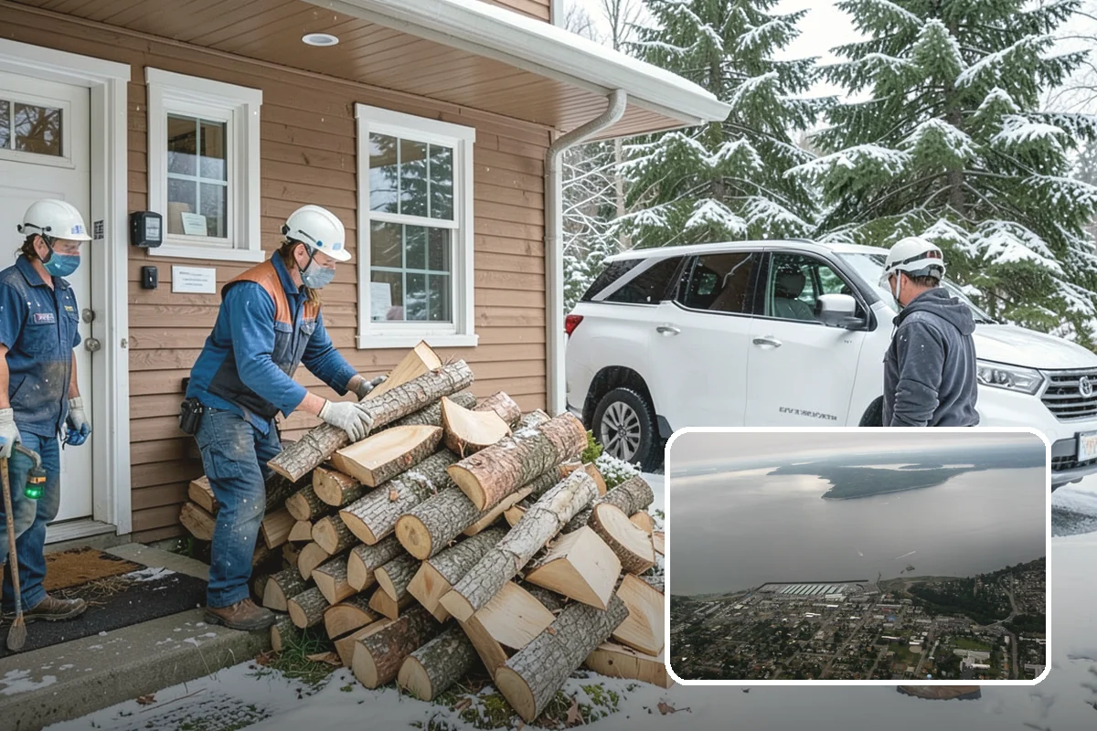 Emergency Firewood Delivery in Des Moines, King County, WA - Rapid dispatch when you are out of heat