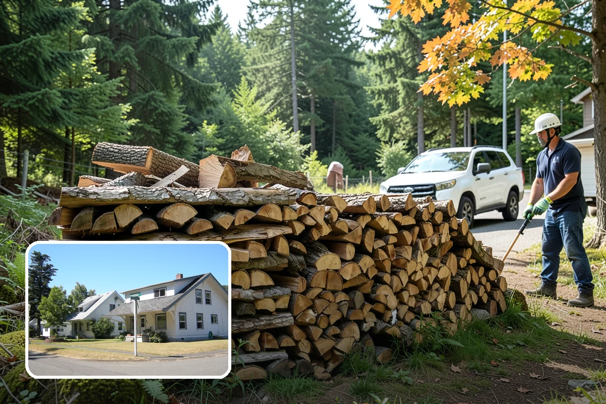 Emergency Firewood Delivery in DuPont, Pierce County, WA - Rapid dispatch when you are out of heat