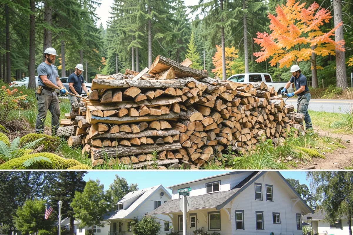 Emergency Firewood Delivery in DuPont, Pierce County, WA - Emergency delivery is available whenever you run short, and it is most in demand during winter cold spells and storms.