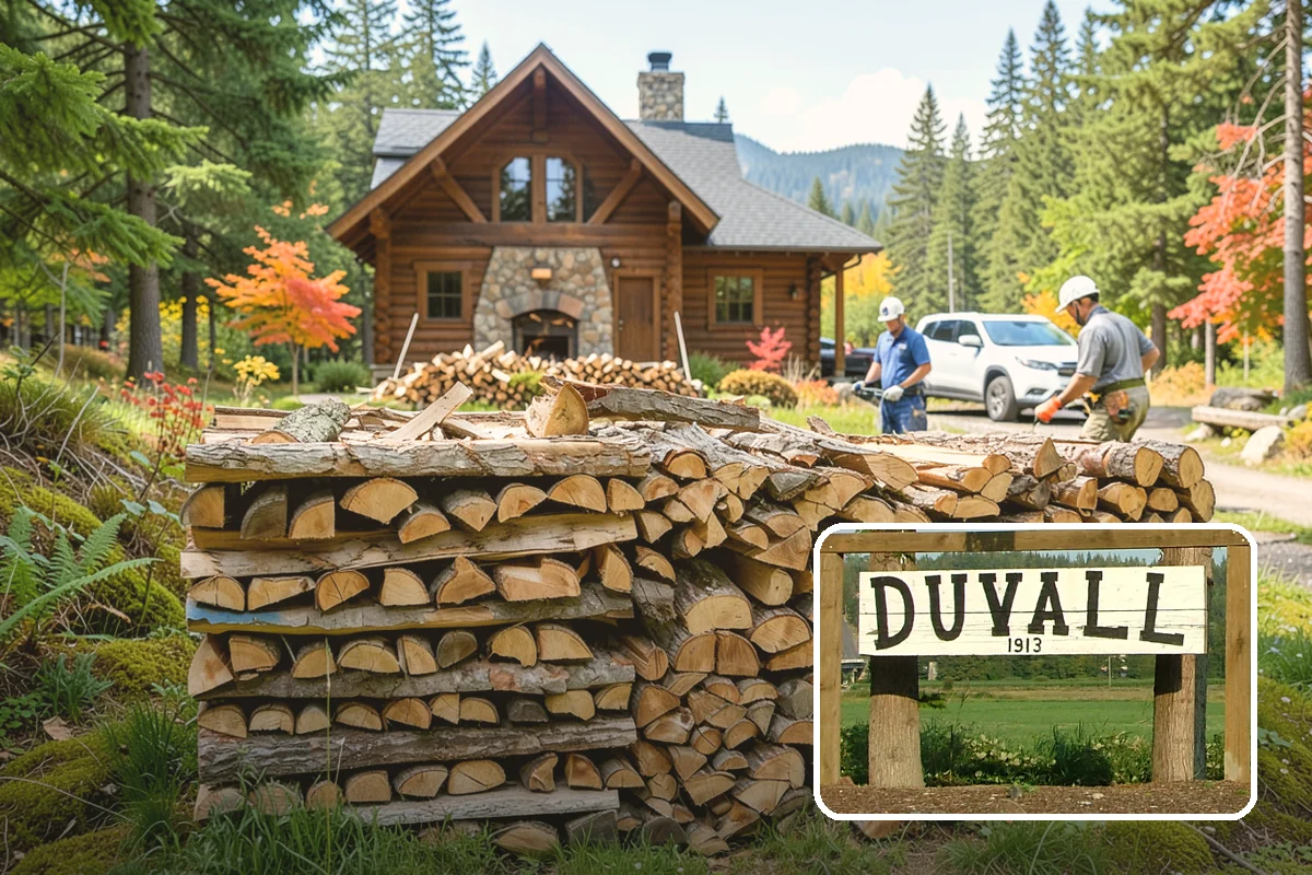 Emergency Firewood Delivery in Duvall, King County, WA - Rapid dispatch when you are out of heat