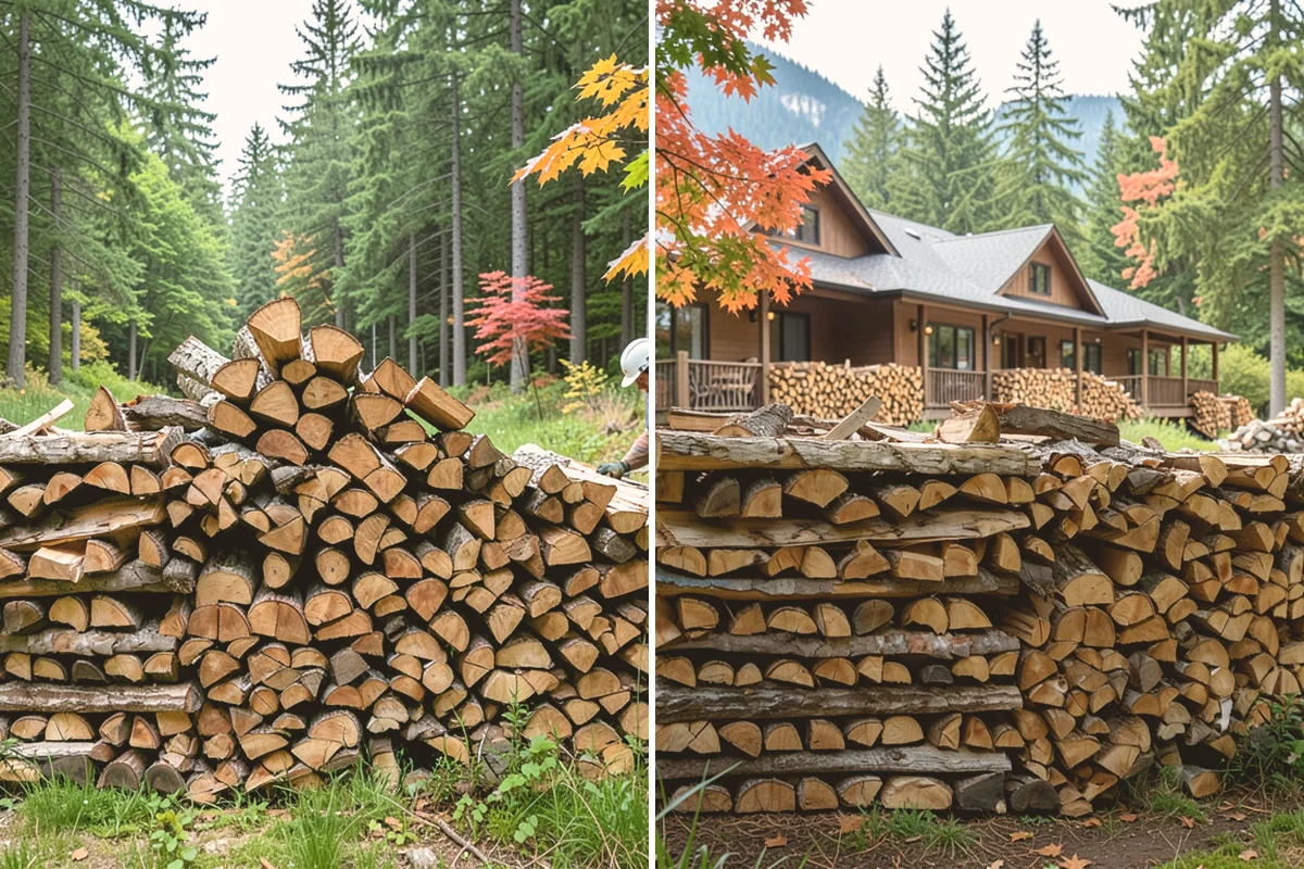 Emergency Firewood Delivery in Eatonville, Pierce County, WA - You contact us with an urgent firewood need
