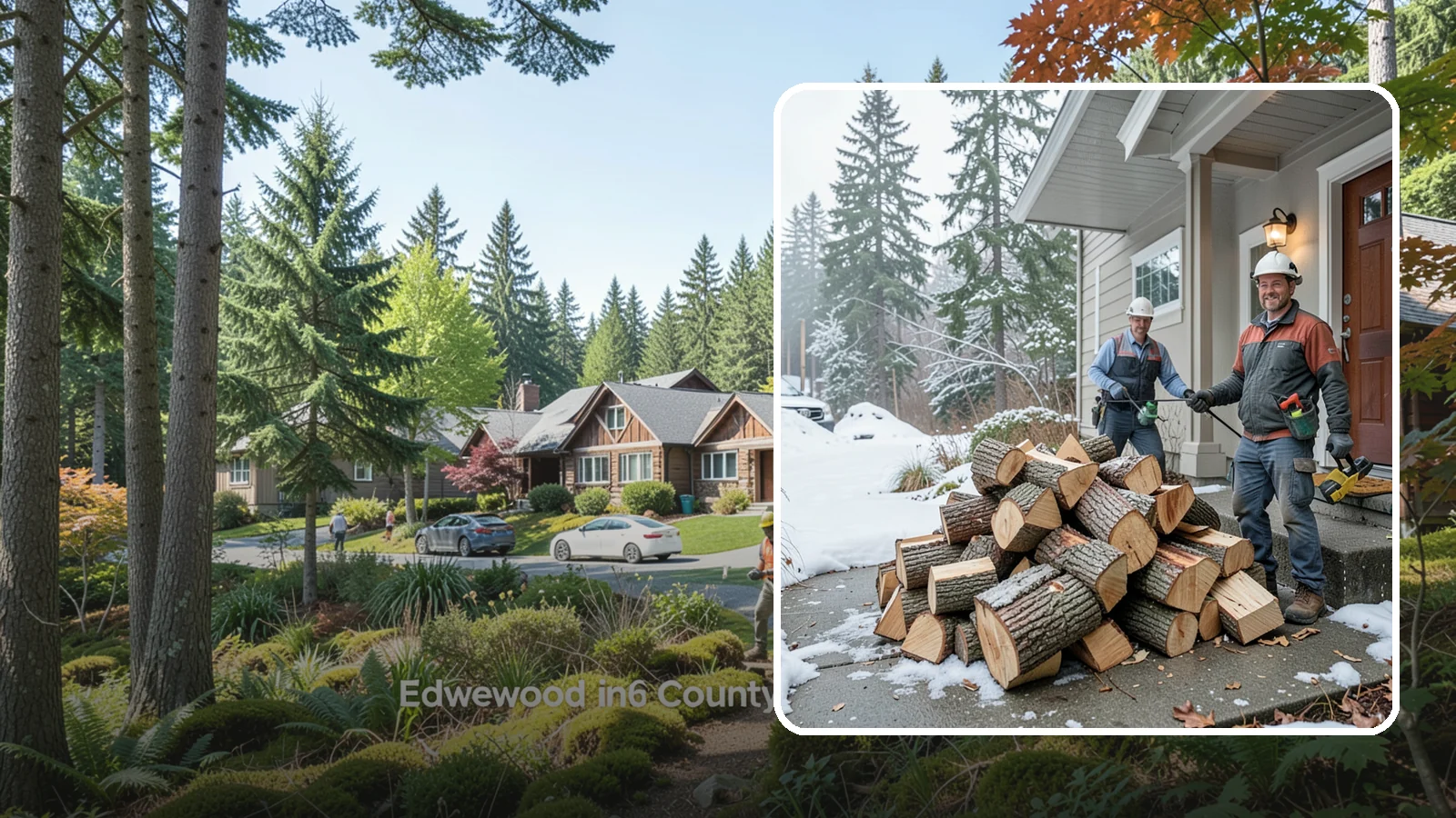 Emergency Firewood Delivery in Edgewood, Pierce County, WA - When you unexpectedly run low on heat, we rush seasoned, ready-to-burn firewood to your door as quickly as we can.