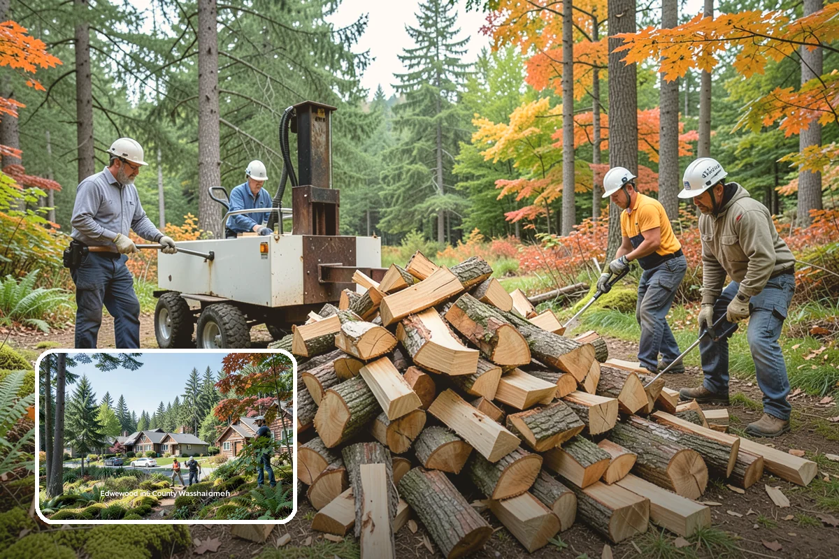 Emergency Firewood Delivery in Edgewood, Pierce County, WA - Rapid dispatch when you are out of heat