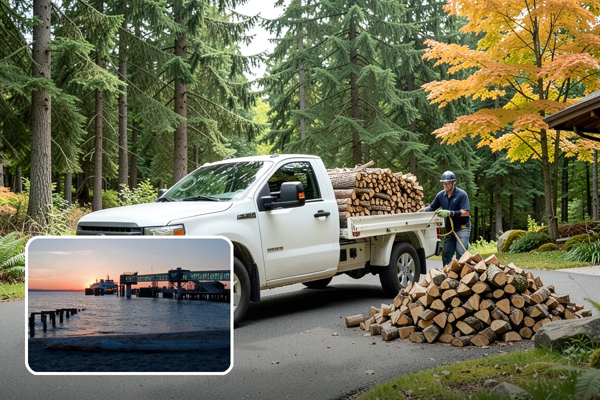 Emergency Firewood Delivery in Edmonds, Snohomish County, WA - Rapid dispatch when you are out of heat