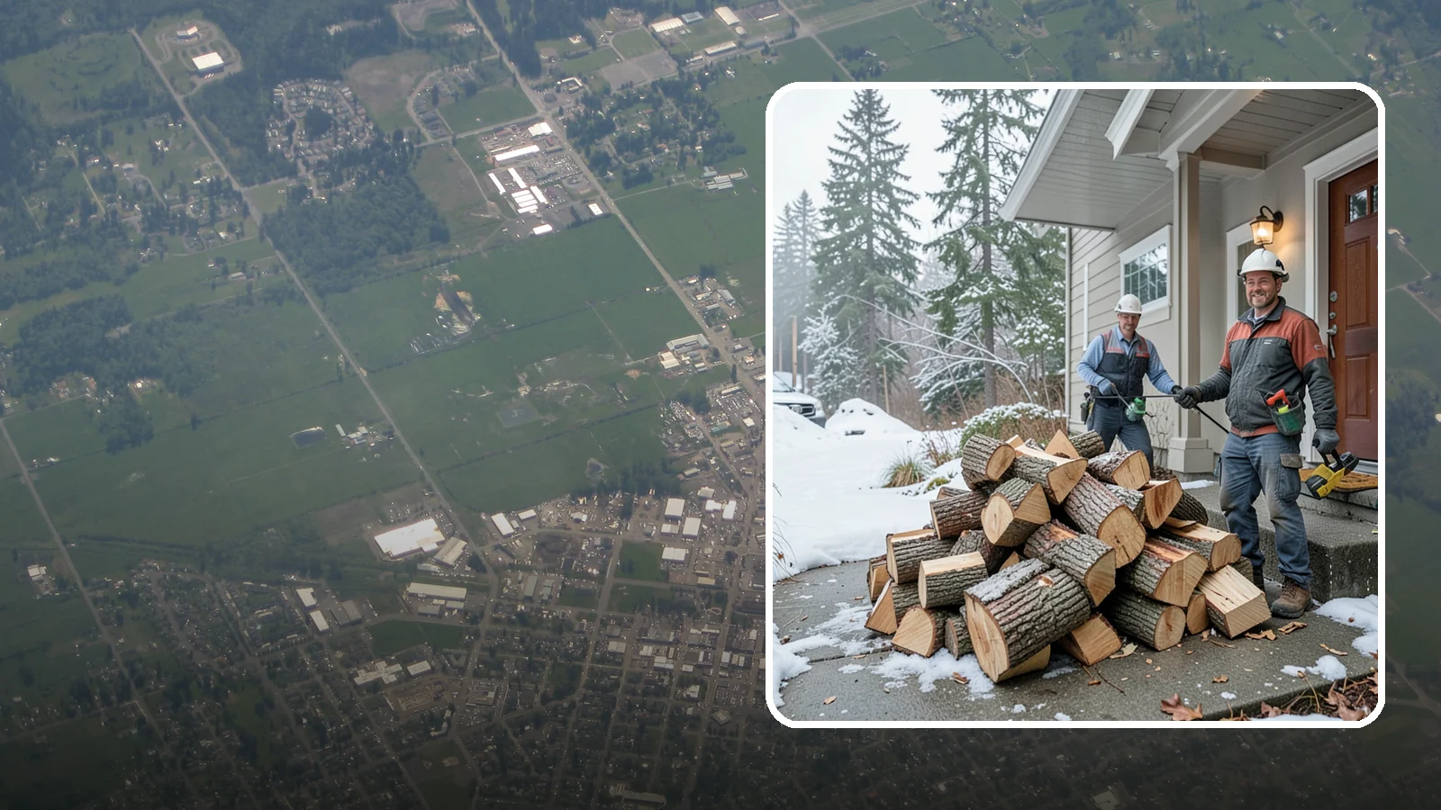 Emergency Firewood Delivery in Enumclaw, King County, WA - When you unexpectedly run low on heat, we rush seasoned, ready-to-burn firewood to your door as quickly as we can.
