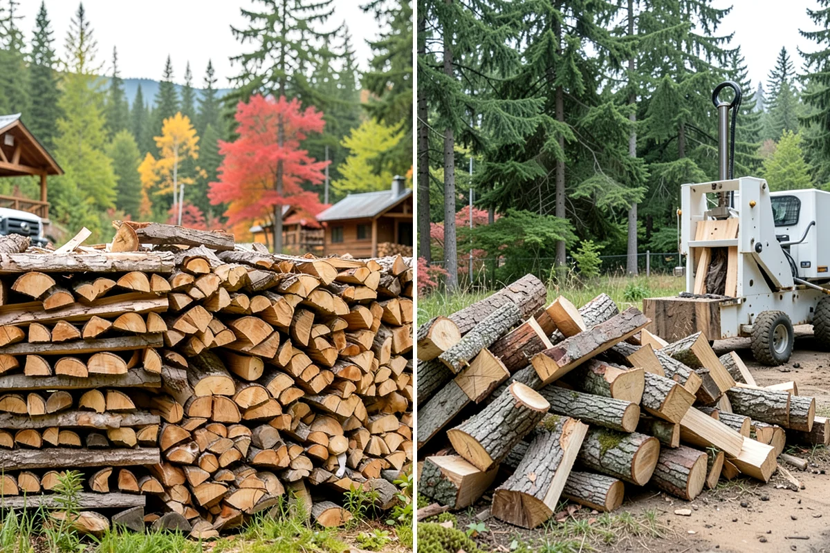 Emergency Firewood Delivery in Enumclaw, King County, WA - You contact us with an urgent firewood need