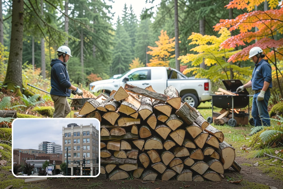 Emergency Firewood Delivery in Everett, Snohomish County, WA - Rapid dispatch when you are out of heat