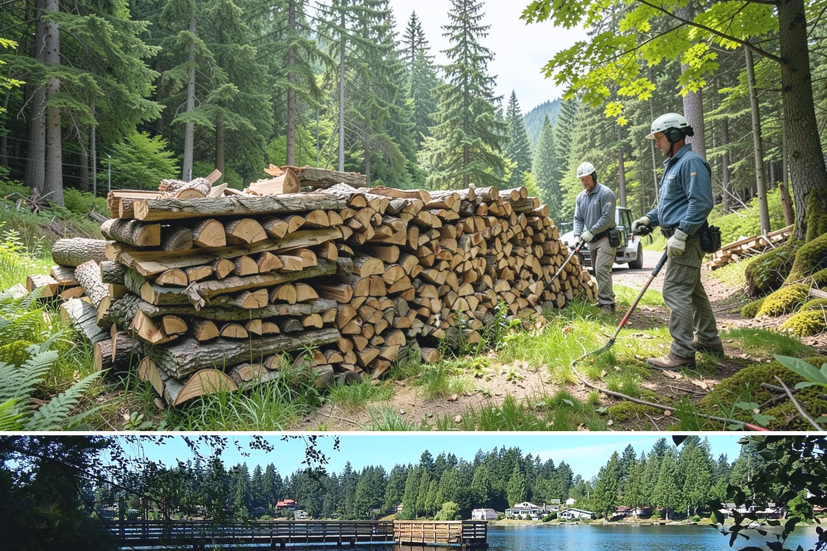 Emergency Firewood Delivery in Federal Way, King County, WA - Emergency delivery is available whenever you run short, and it is most in demand during winter cold spells and storms.