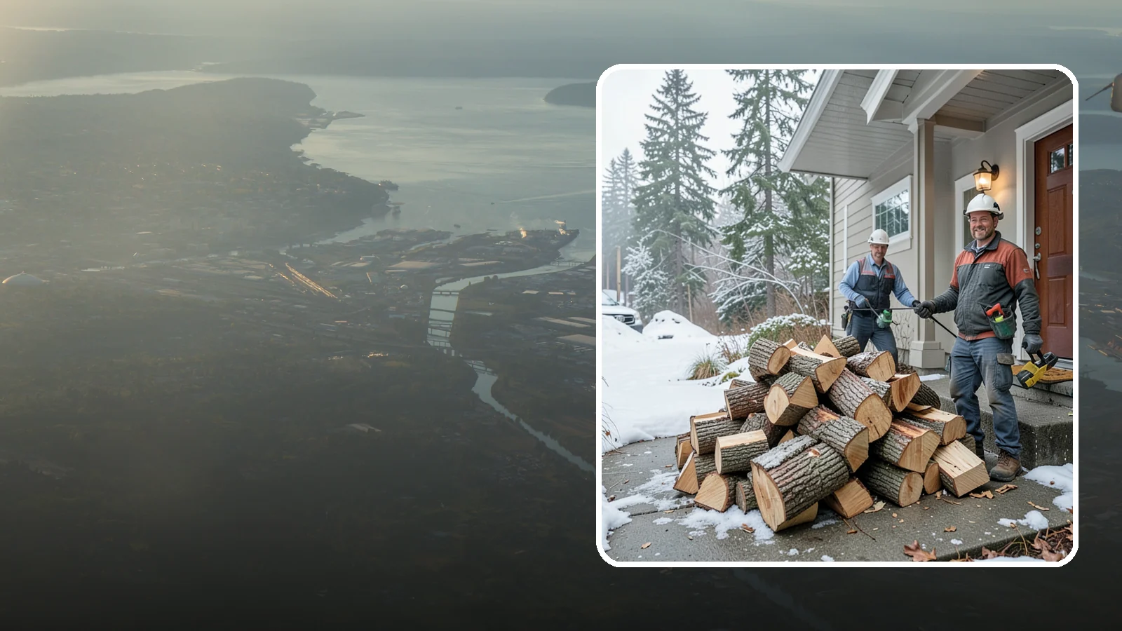 Emergency Firewood Delivery in Fife, Pierce County, WA - When you unexpectedly run low on heat, we rush seasoned, ready-to-burn firewood to your door as quickly as we can.