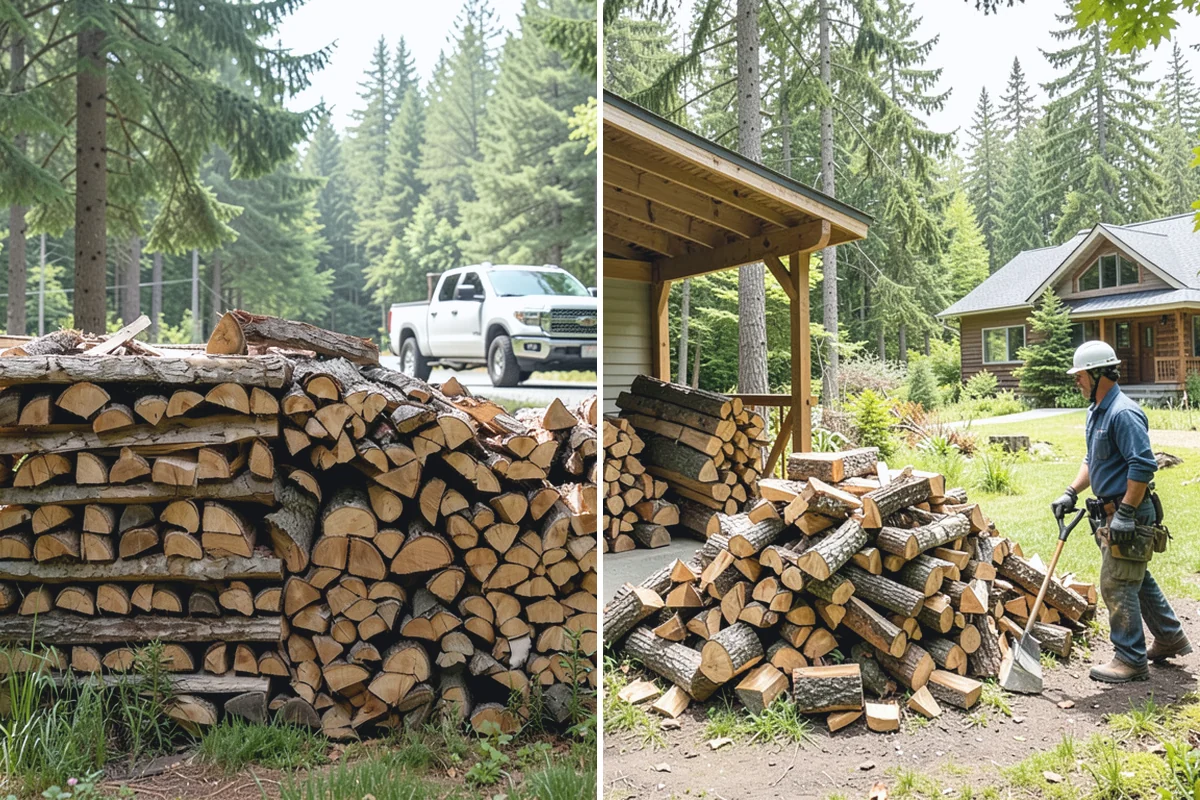 Emergency Firewood Delivery in Gold Bar, Snohomish County, WA - You contact us with an urgent firewood need